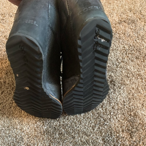 Sorel Lake peep toe wedge shoe sz 6.5 - Picture 7 of 8